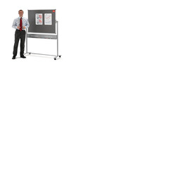Nobo Mobile Combi Felt Noticeboard