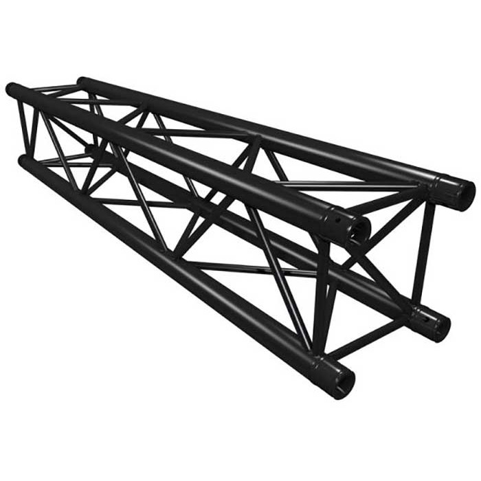 Black Quad Trussing 290 50mm Tube Prolyte H30 Compatible - 2. 5M