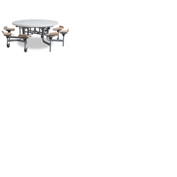 8 Seat Primo Round Mobile Folding Tables