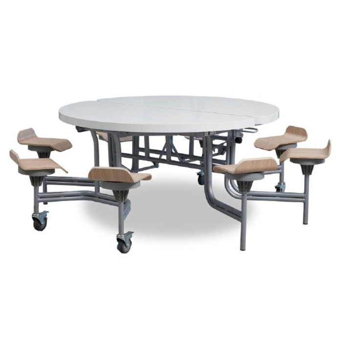 8 Seat Primo Round Mobile Folding Table