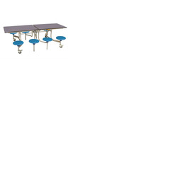 8 Seat Rectangular Mobile Folding Table