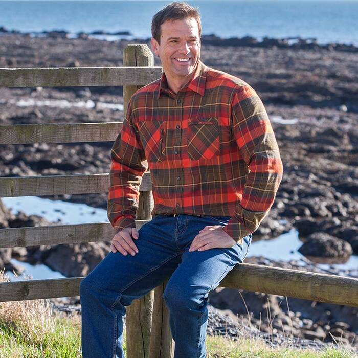 Hoggs of Fife Autumn Luxury Hunting Shirt, 2XL, Green