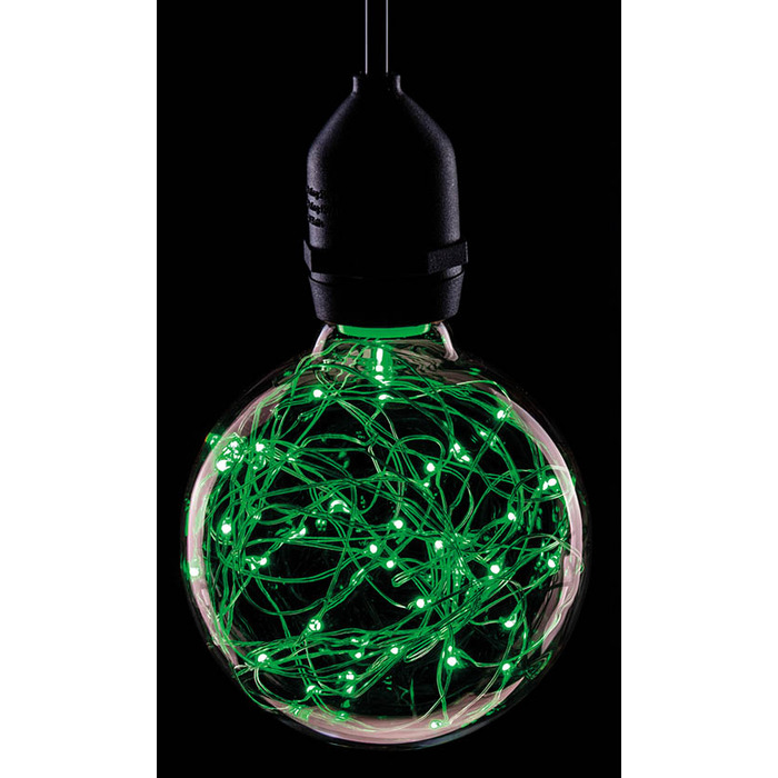 1. 7W LED G95 Polystar ES Lamp - Green