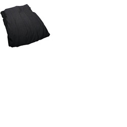 Black Pleated Pipe and Drape Curtain