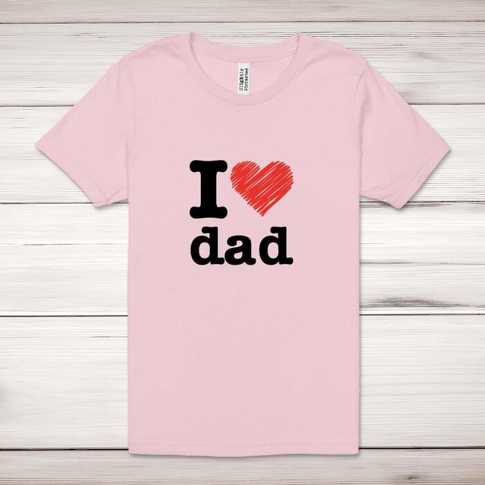 I Heart Dad Adult T