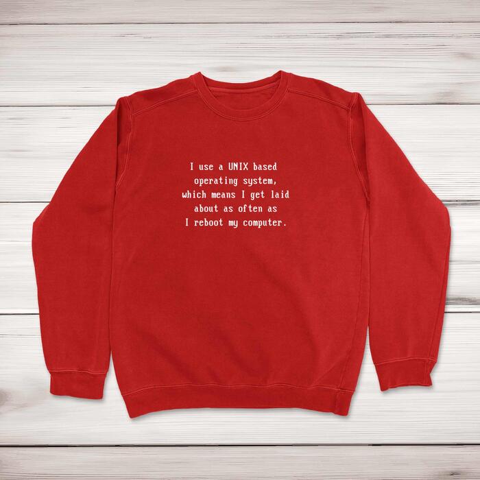 Unix Operating System Sweatshirt