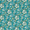 William Morris Golden Lily Wallpaper Teal W0174