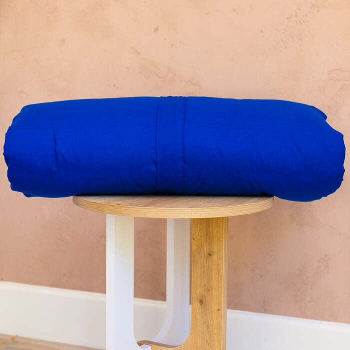 Dog Bed Duvet Cover Two Sizes Polycotton Royal Blue - Small - Medium