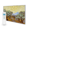 795x1195 Olive Trees with Yellow Sky and Sun Image Nexus Wi