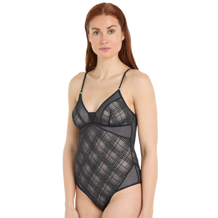 Tommy Hilfiger TH Elevated Non Wired Bodysuit - Black - XS - 8