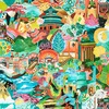 Harlequin Journey of Discovery Wallpaper Ionian Blue