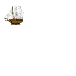Handmade Confection Light Colour Ship Model 1X