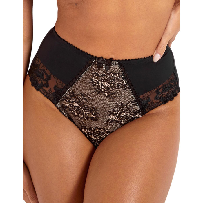 Pour Moi Sofia Lace Embroidered Deep Brief