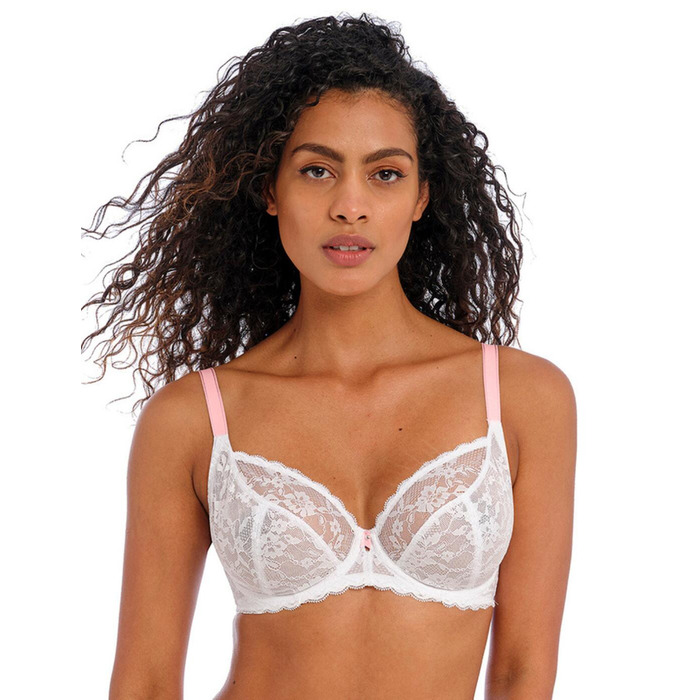 Freya Offbeat Plunge Bra - White - 28D
