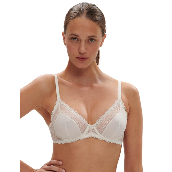 Simone Perele Destinee Plunging Underwired Bra - Natural - 34D