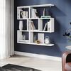 ELEGANT Wall Mounted Shelf Bookcase Multi