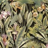 Zanzibar Tropical Heavyweight Vinyl Wallpaper Green