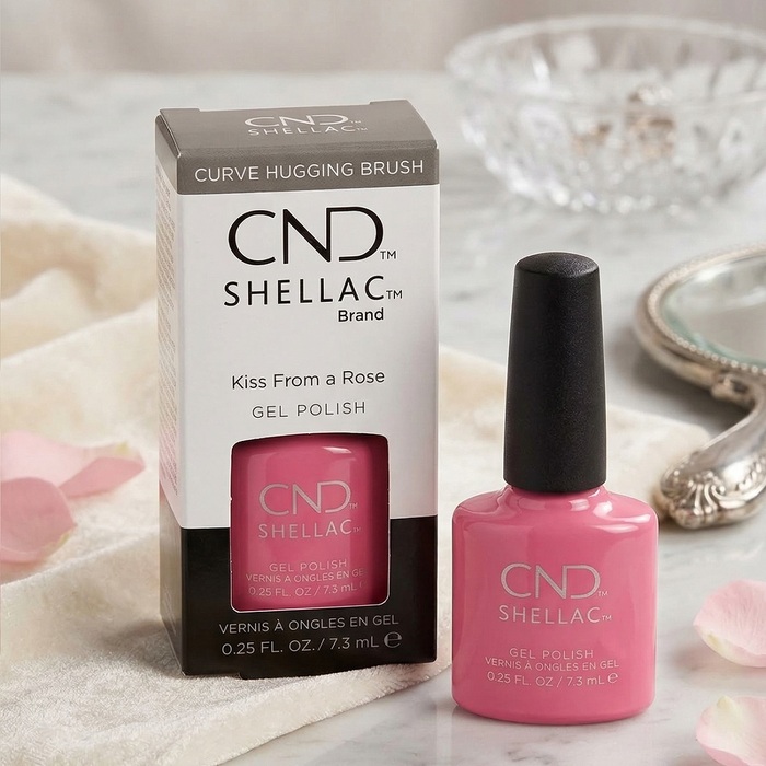 CND Shellac Gel Polish Kiss From a Rose - 7. 3ml