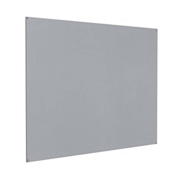 Frameless Felt Covered Noticeboard 600 x 900mm Grey
