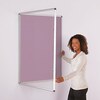 ColourPlus Tamperproof Noticeboard 900x600mm Lilac