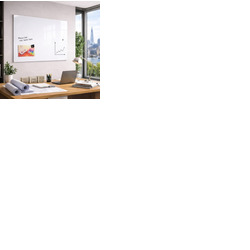 Essentials White Magnetic Glass Writing Board