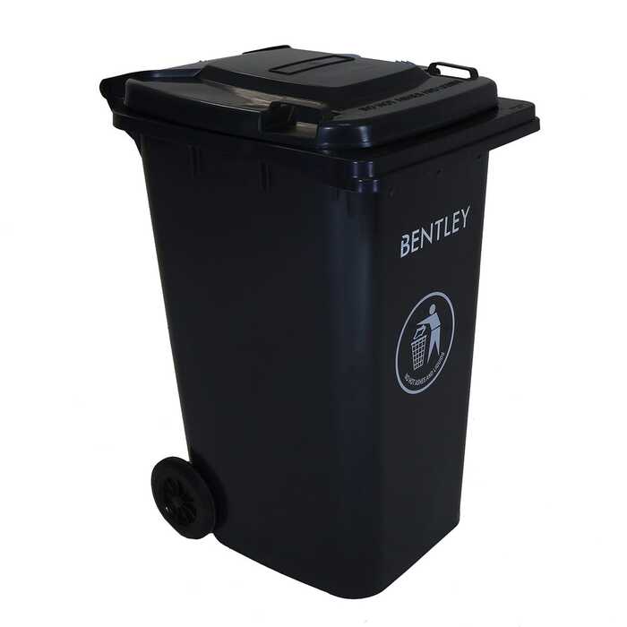 240 Litre Black Wheelie Bin