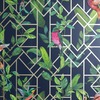 Deco Tropical Wallpaper Navy