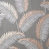 Cascade Leaf Wallpaper Grey