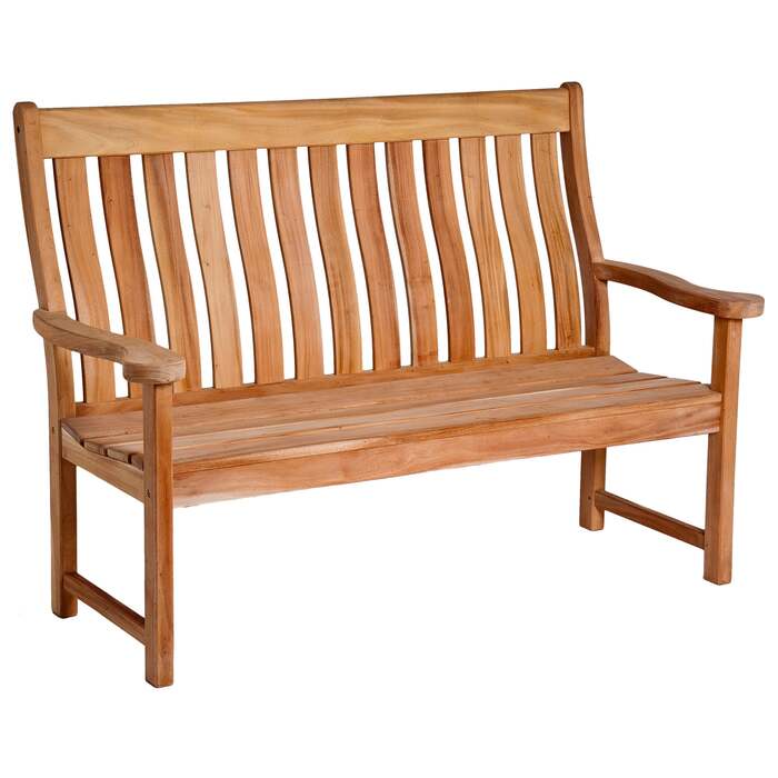 Alexander Rose Mahogany High Back Wooden Bench 5ft (1. 5m)