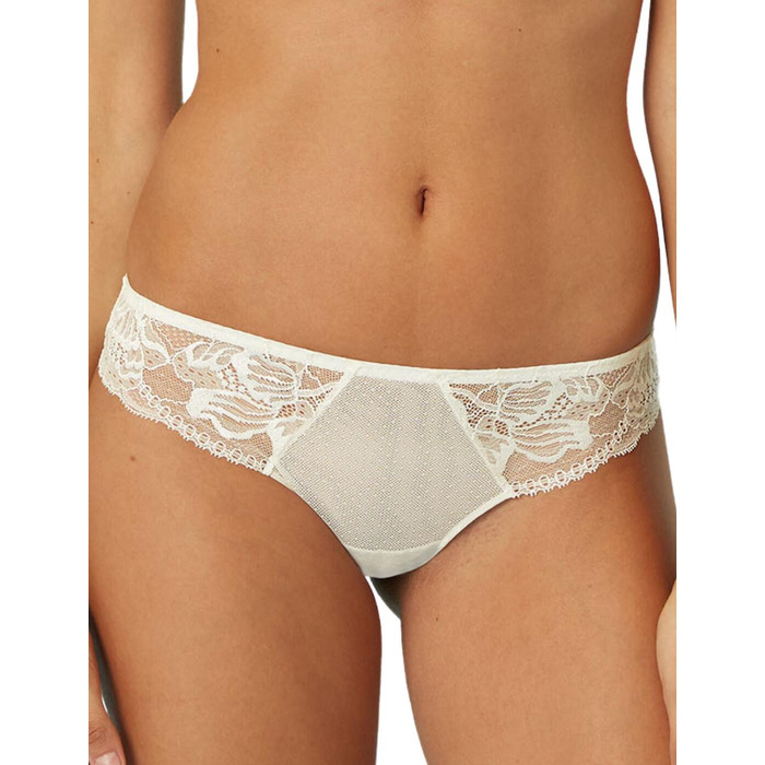 Simone Perele Promesse Tanga Brief - Grey - XS - 8