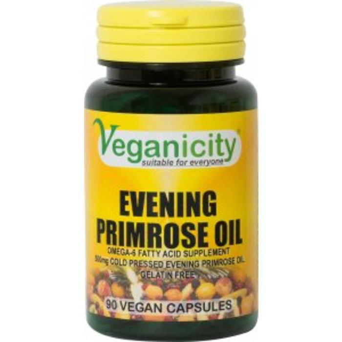 Vegan Evening Primrose Oil 500mg Capsules | Vegan Supplement Store