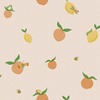 Tutti Fruity Wallpaper Soft Coral