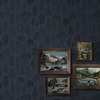 Catskills Woodland Wallpaper Washed Denim Blue