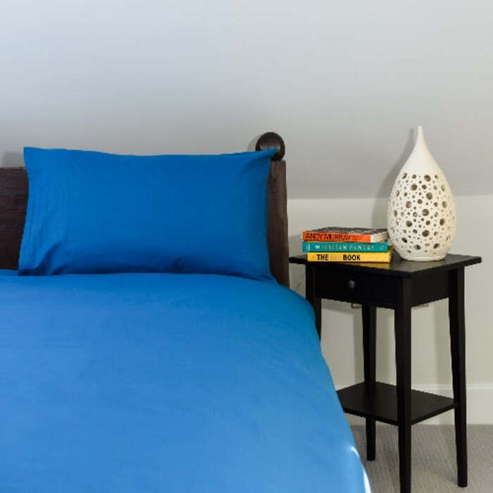 Polycotton Royal Blue - Extra Large Single Duvet Cover Set