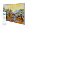 995x1195 Olive Trees with Yellow Sky and Sun Picture Nexus Wi