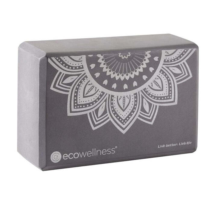 Ecowellness Yoga Block - Gray
