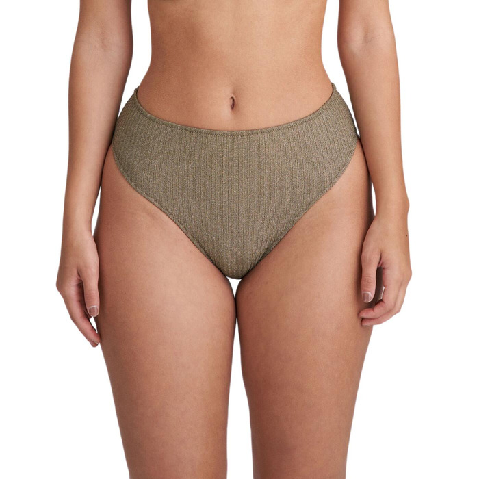 Marie Jo Tinjis Full Bikini Brief - Golden Olive - L - 14