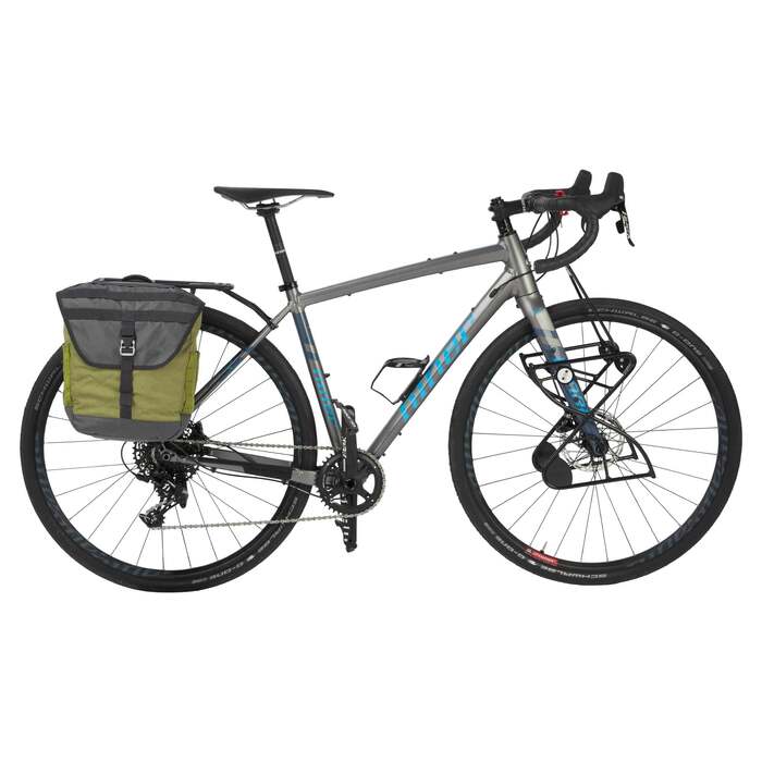 Dryline 32 Pannier (Pair) Olive | Compact 32L with Rixen & Kaul Fittings, Stay Dry on Every Adventure | Water-Resistant | Altura