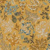 Abode Cottage Floral Leaves Wallpaper Ochre
