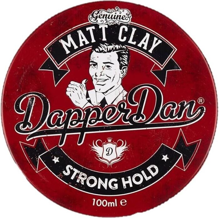 Dapper Dan Matt Clay Strong Hold Hair Styling - 100ml