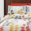 Polycotton Grey Leaf