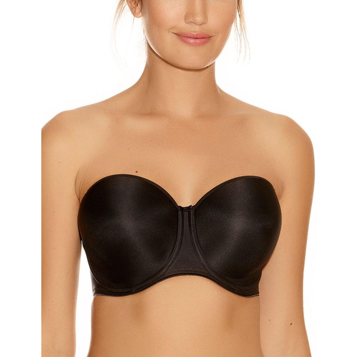 Fantasie Smoothing Moulded Strapless Bra - Black - 36B