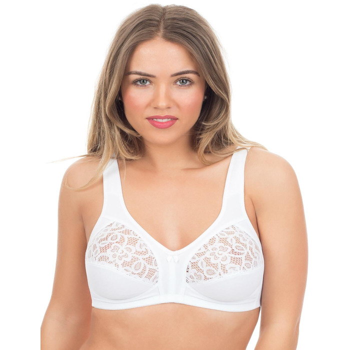 Naturana Functional Soft Cup Bra - White - 34C