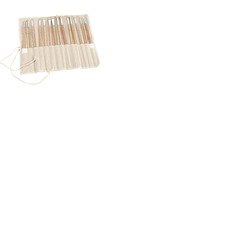 Exerz Artist Paint Brushes 18pcs with a Canvas Wrap