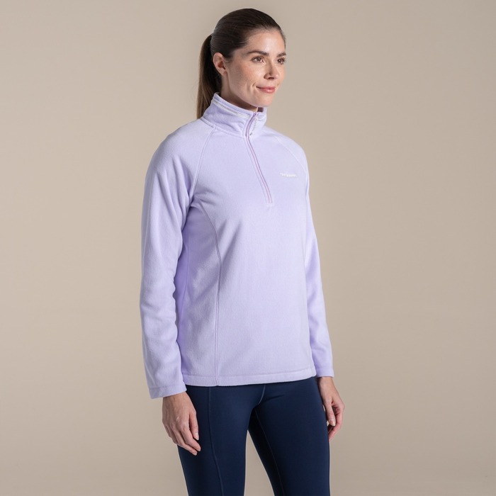 Craghoppers Women's Miska VI Half Zip Fleece Parma Violet 20