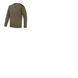 Hoggs of Fife Melrose II Crew Pullover Meadow Green S