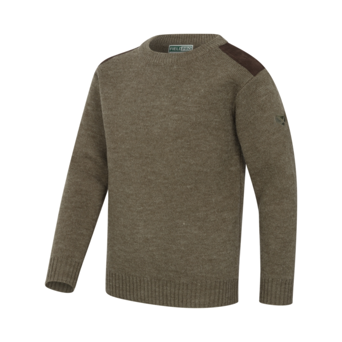 Hoggs of Fife Melrose II Crew Pullover Meadow Green XL