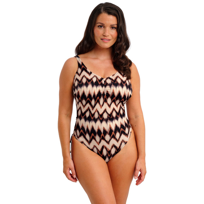 Fantasie Sabana V-Neck Swimsuit - Copper Tint - 34G