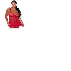 House Of Desire Kiki Lace Babydoll & Thong Set