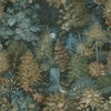 Midnight Woods Wallpaper Teal